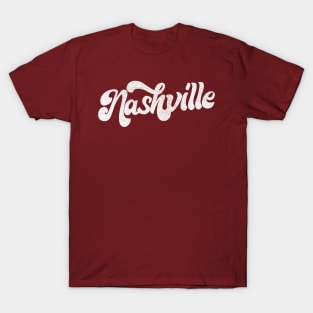 Nashville  // Retro Typography Design T-Shirt